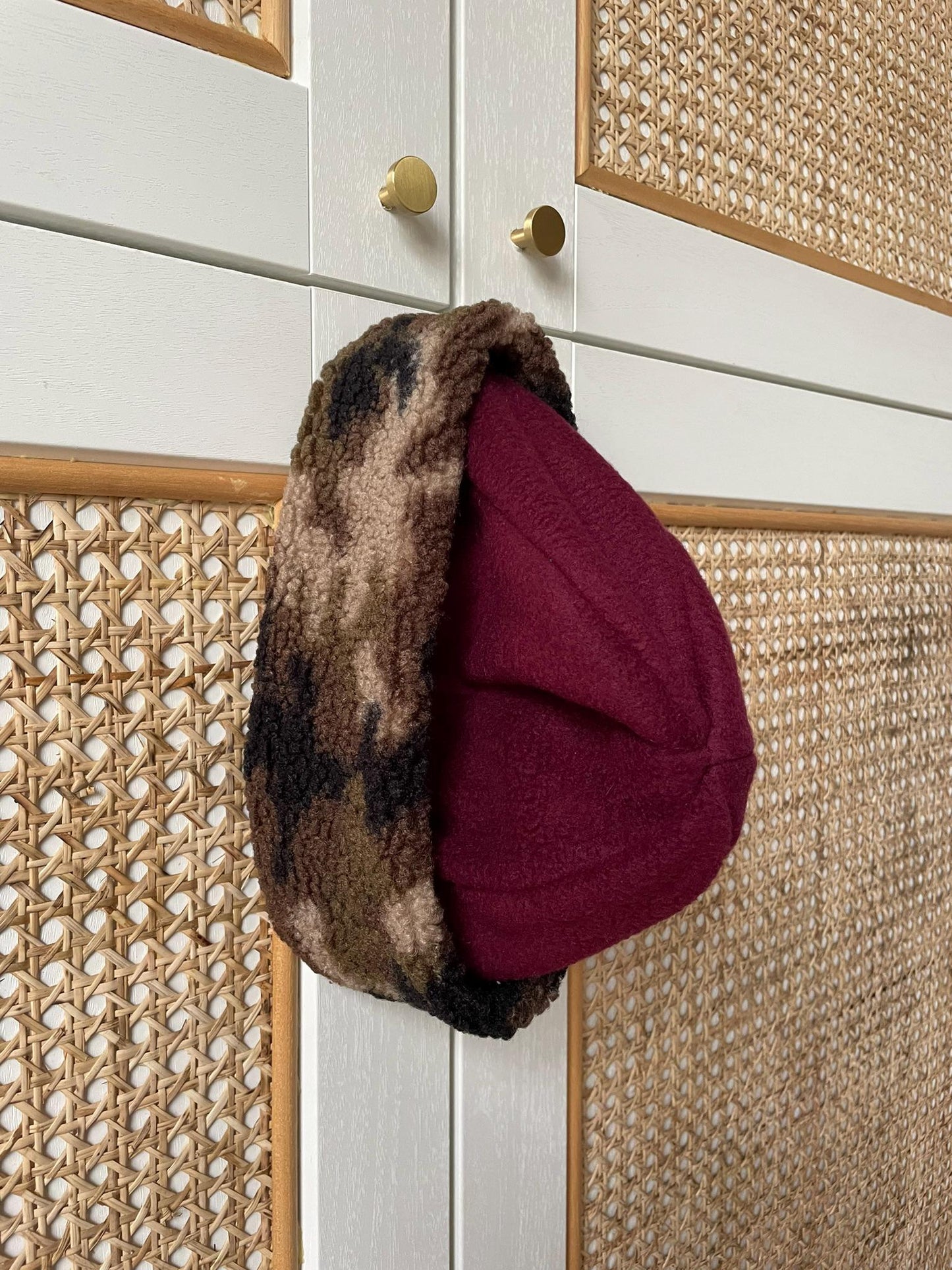 BONNET CAMOUFLAGE & BORDEAU | ENFANT