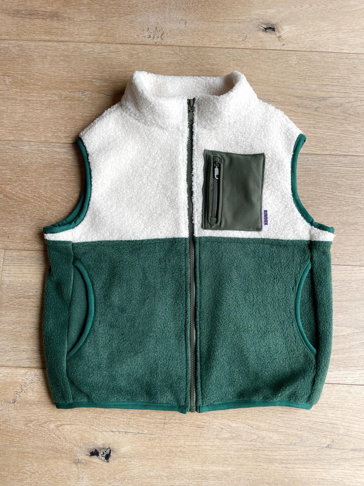 DUO VESTES POLAIRE SANS MANCHES | MINI & MAXI