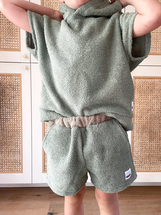 ENSEMBLE SHORT & T-SHIRT EN ÉPONGE | ENFANT