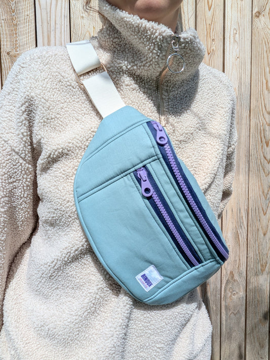 BANANE TOILE DE COTON & DOUBLE ZIP | XS