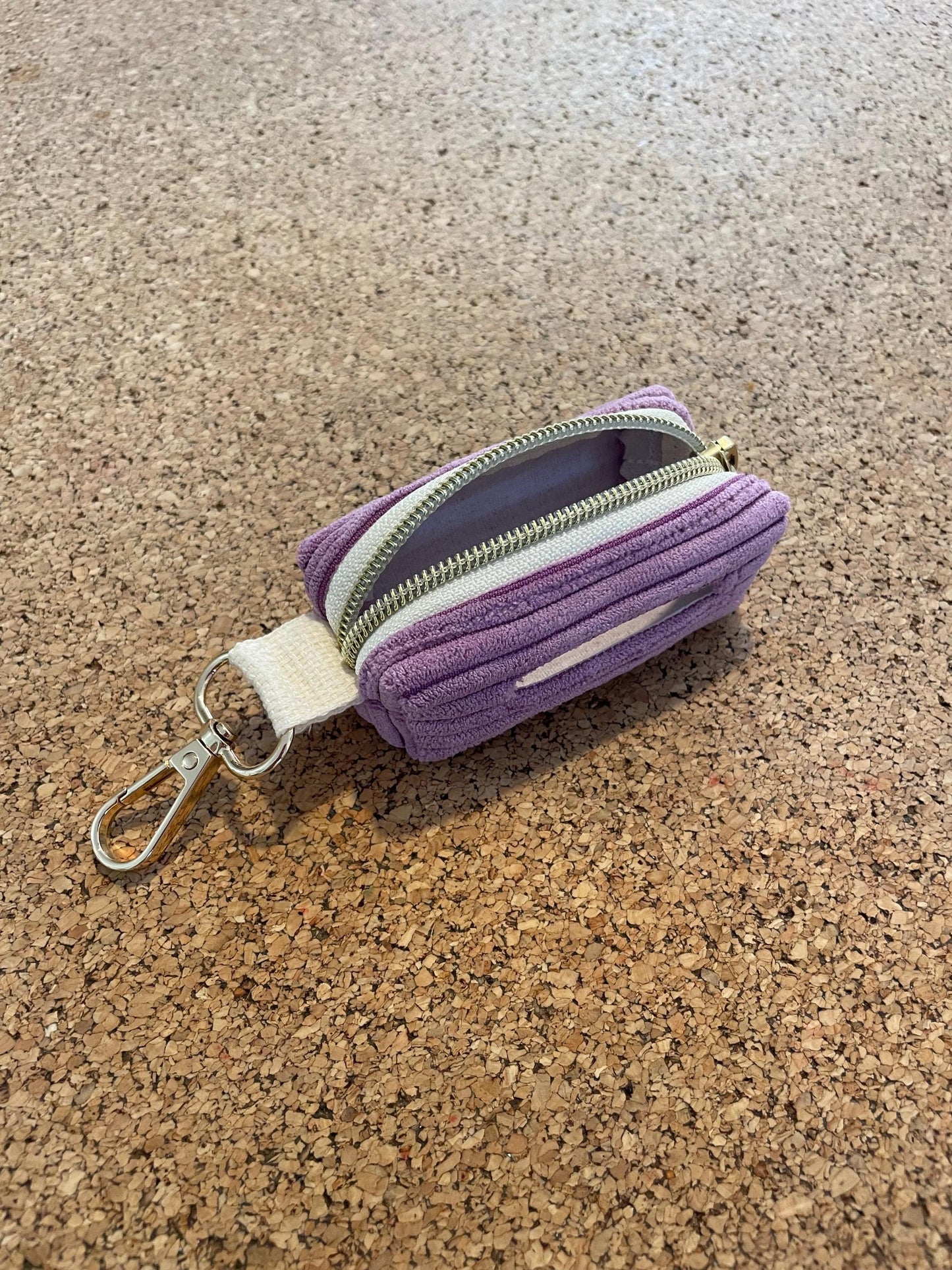 POCHETTE POUR SACS À DÉJECTIONS | VELOURS CÔTELÉ