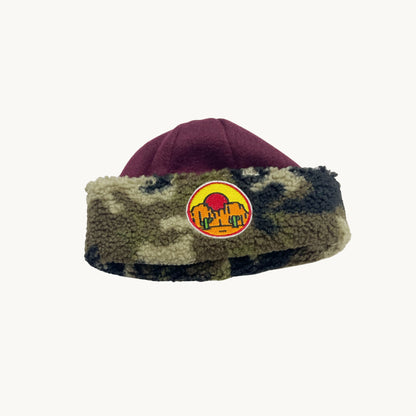 BONNET CAMOUFLAGE & BORDEAU | ENFANT