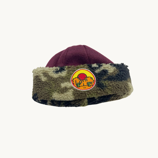 BONNET CAMOUFLAGE & BORDEAU | ENFANT