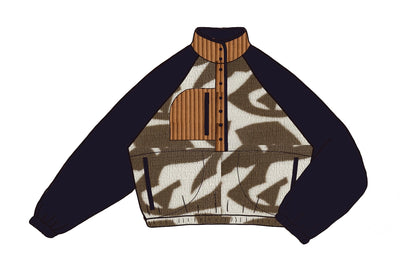 SWEAT POLAIRE LOOSE BI-COLOR | ADULTE