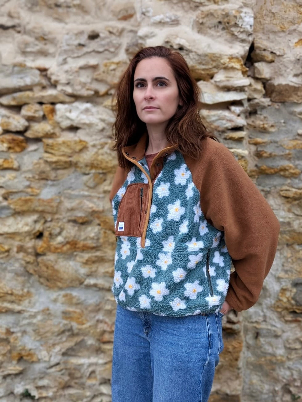 SWEAT POLAIRE LOOSE BI-COLOR | ADULTE