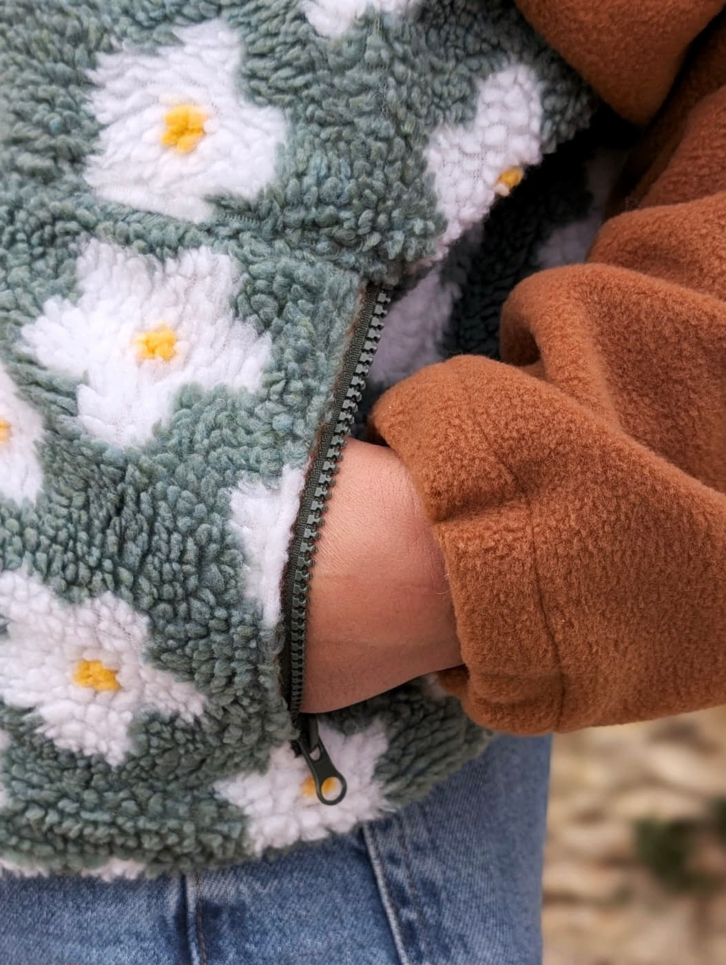 SWEAT POLAIRE LOOSE BI-COLOR | ADULTE