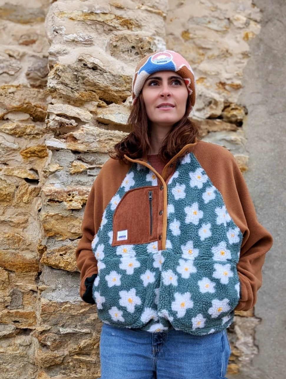 SWEAT POLAIRE LOOSE BI-COLOR | ADULTE