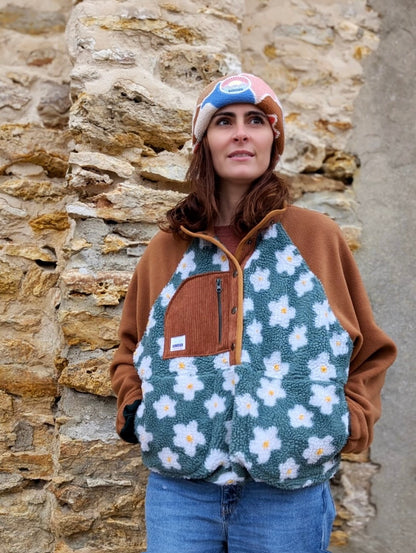 SWEAT POLAIRE LOOSE BI-COLOR | ADULTE