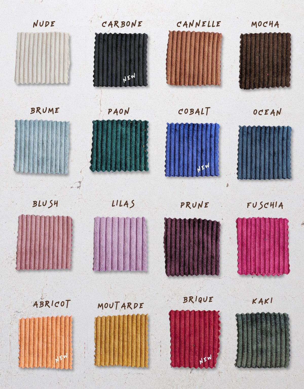SAC HOBO VELOURS CÔTELÉ & SANGLE PERSONNALISABLE | L