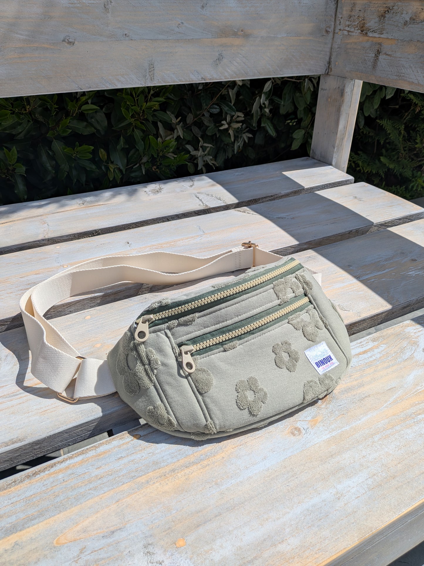 BANANE TOILE DE COTON & DOUBLE ZIP | XS