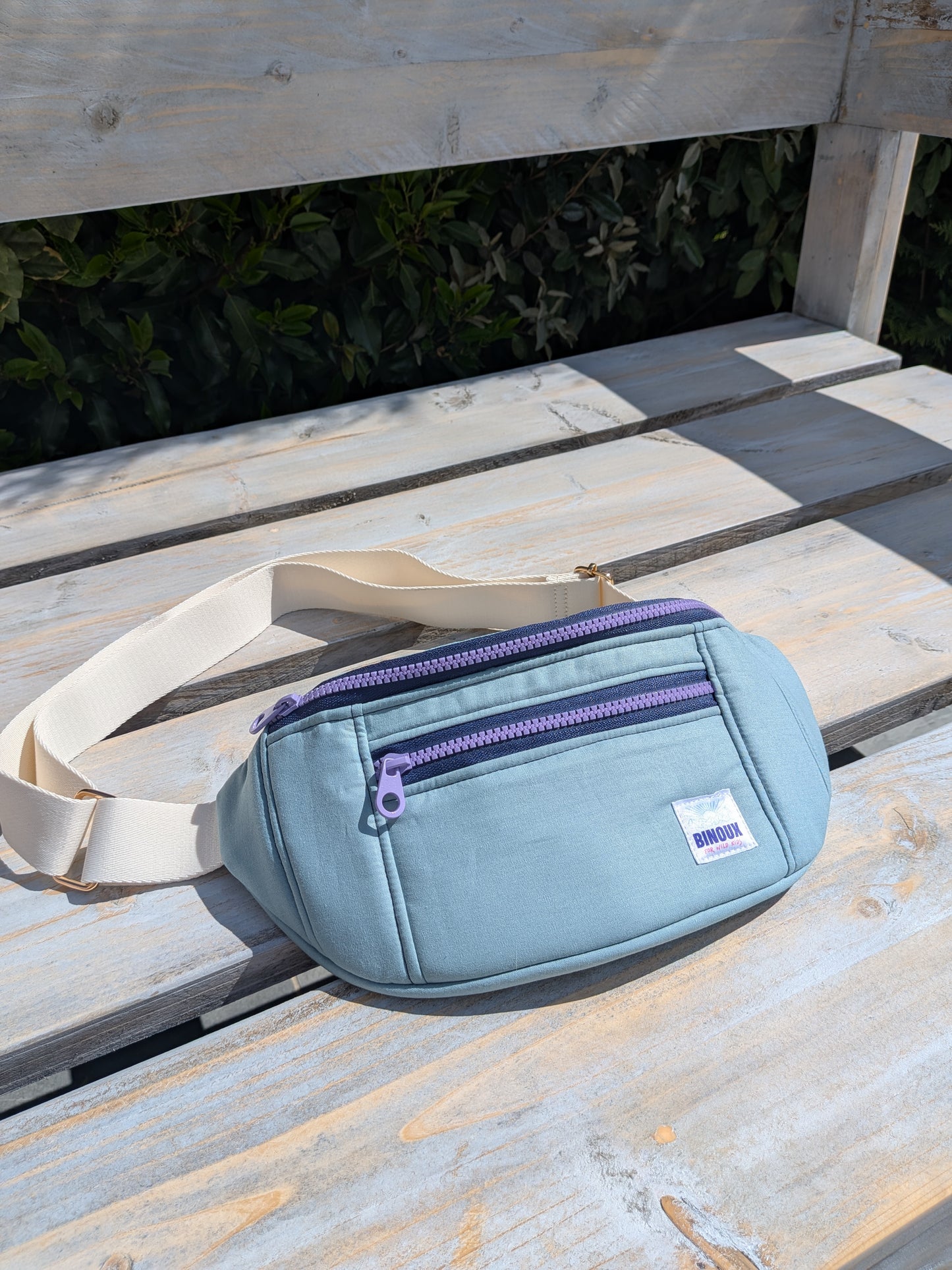 BANANE TOILE DE COTON & DOUBLE ZIP | XS