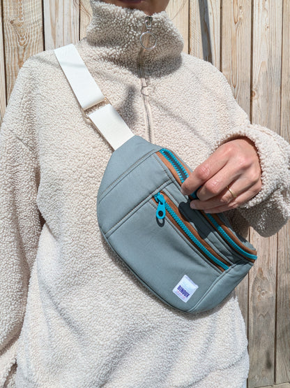 BANANE TOILE DE COTON & DOUBLE ZIP | XS