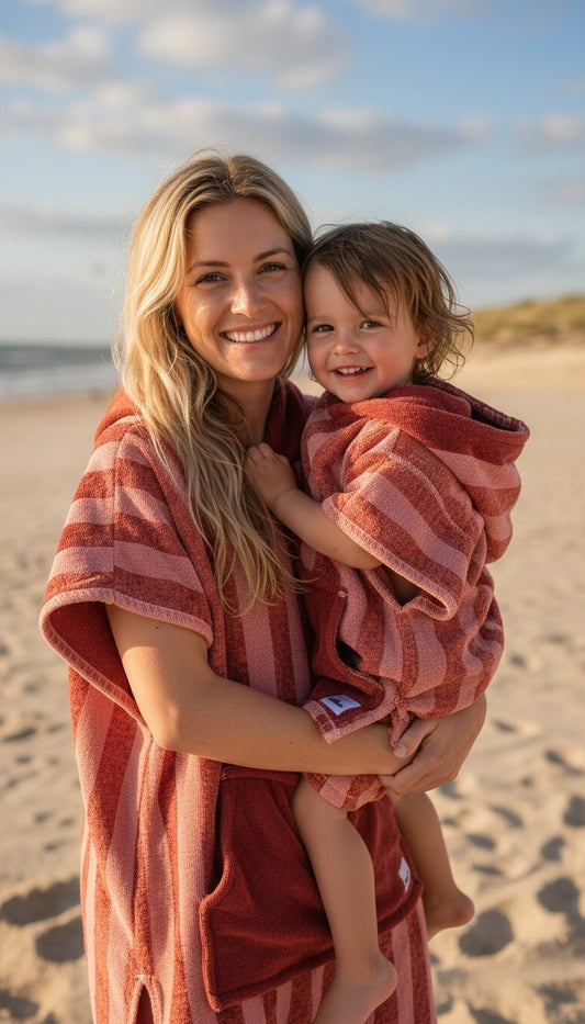 DUO PONCHOS ÉPONGE | MINI & MAXI