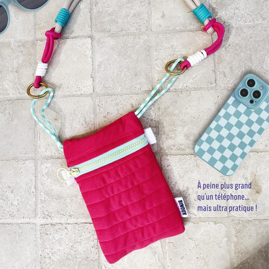 POCHETTE ZIPPÉE CORD